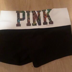 RESERVED ‼️ Victoria Secret PINK yoga shorts fold over band